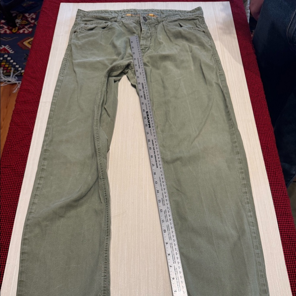 Army / forest green jeans